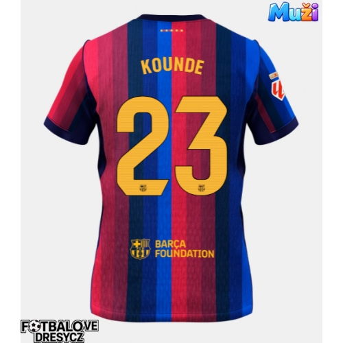Barcelona Jules Kounde #23 Domácí Dres 2026-27 Krátký Rukáv Barcelona Jules Kounde #23 Domácí Dres 2026-27 Krátký Rukáv